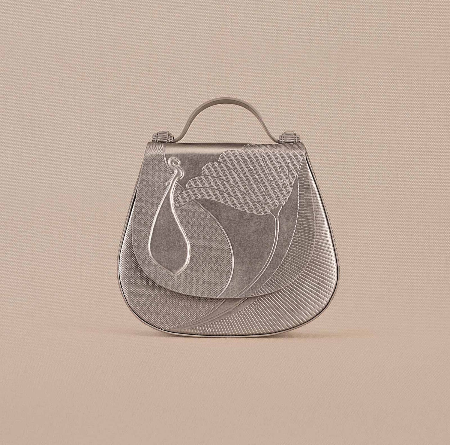 Faux Leather Asaf Bag – Metallics
