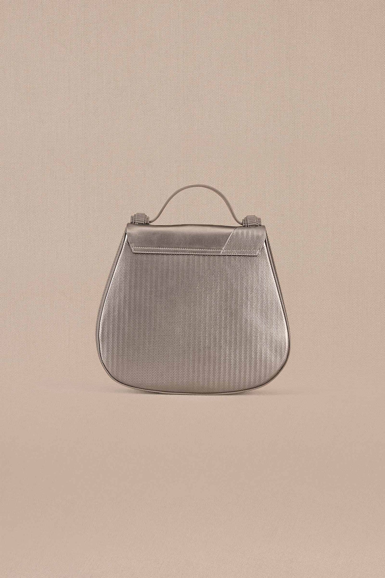 Faux Leather Asaf Bag – Metallics
