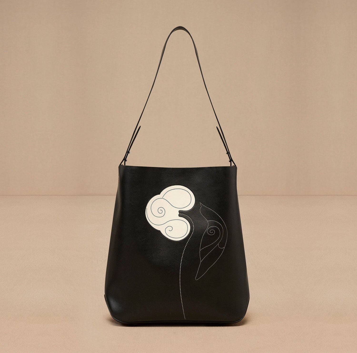Faux Lether Dilchaspi Shoulder Bag – Black