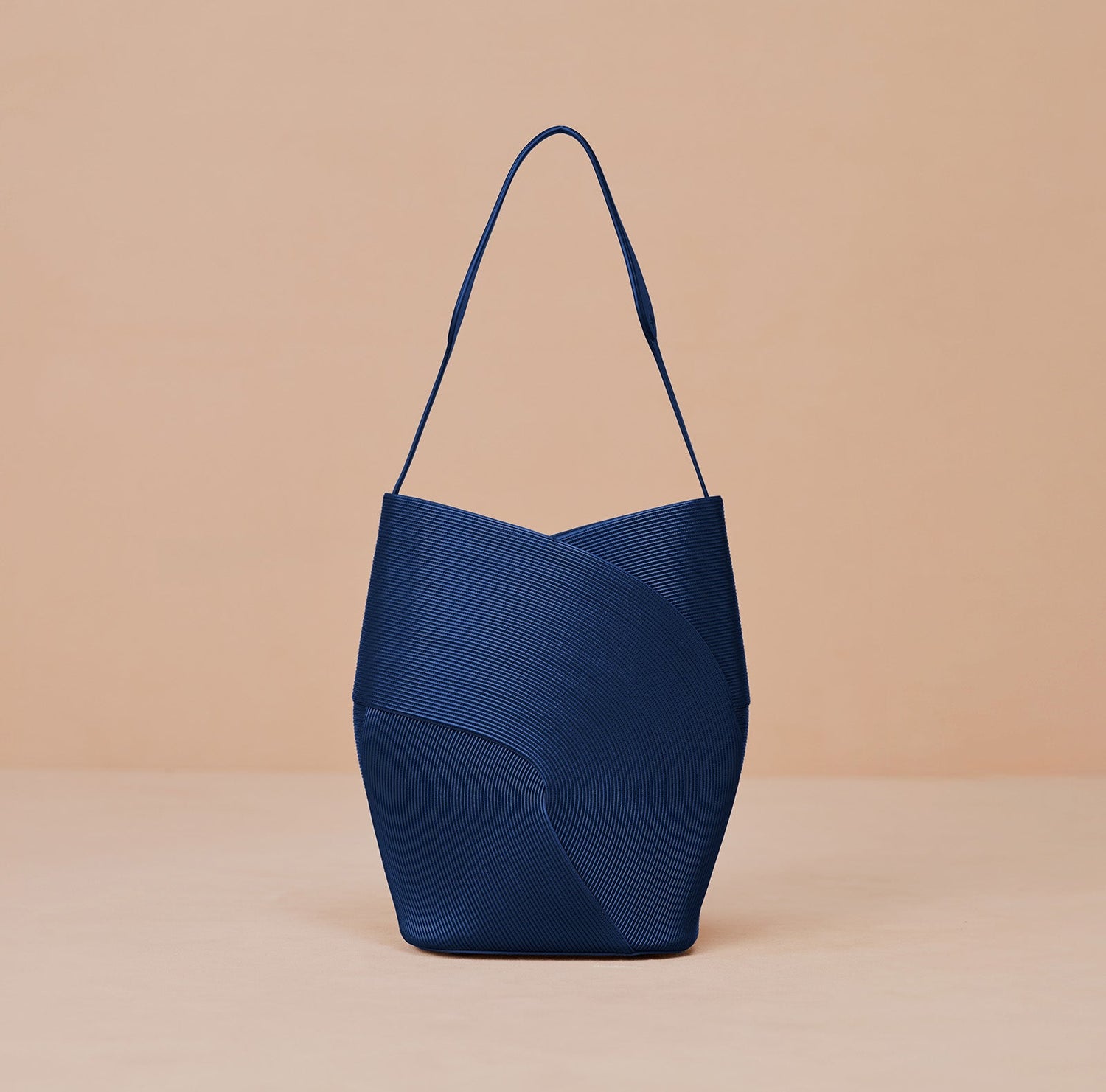 Faux Leather Ilian Shoulder Bag – Blue