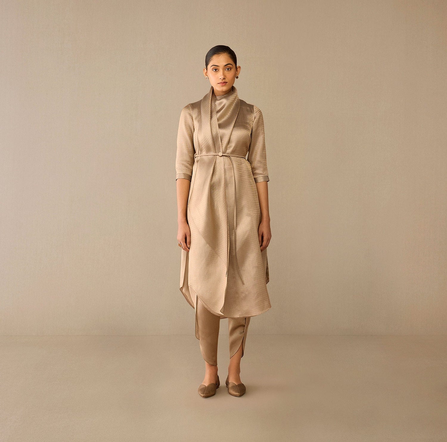 Brocade Avaia Tunic Set – Metallics