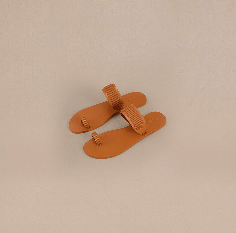 Eden Slip-ons - Tan