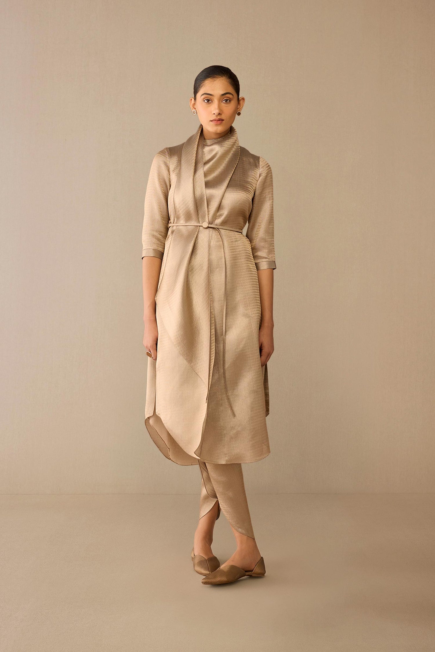 Brocade Avaia Tunic Set – Metallics