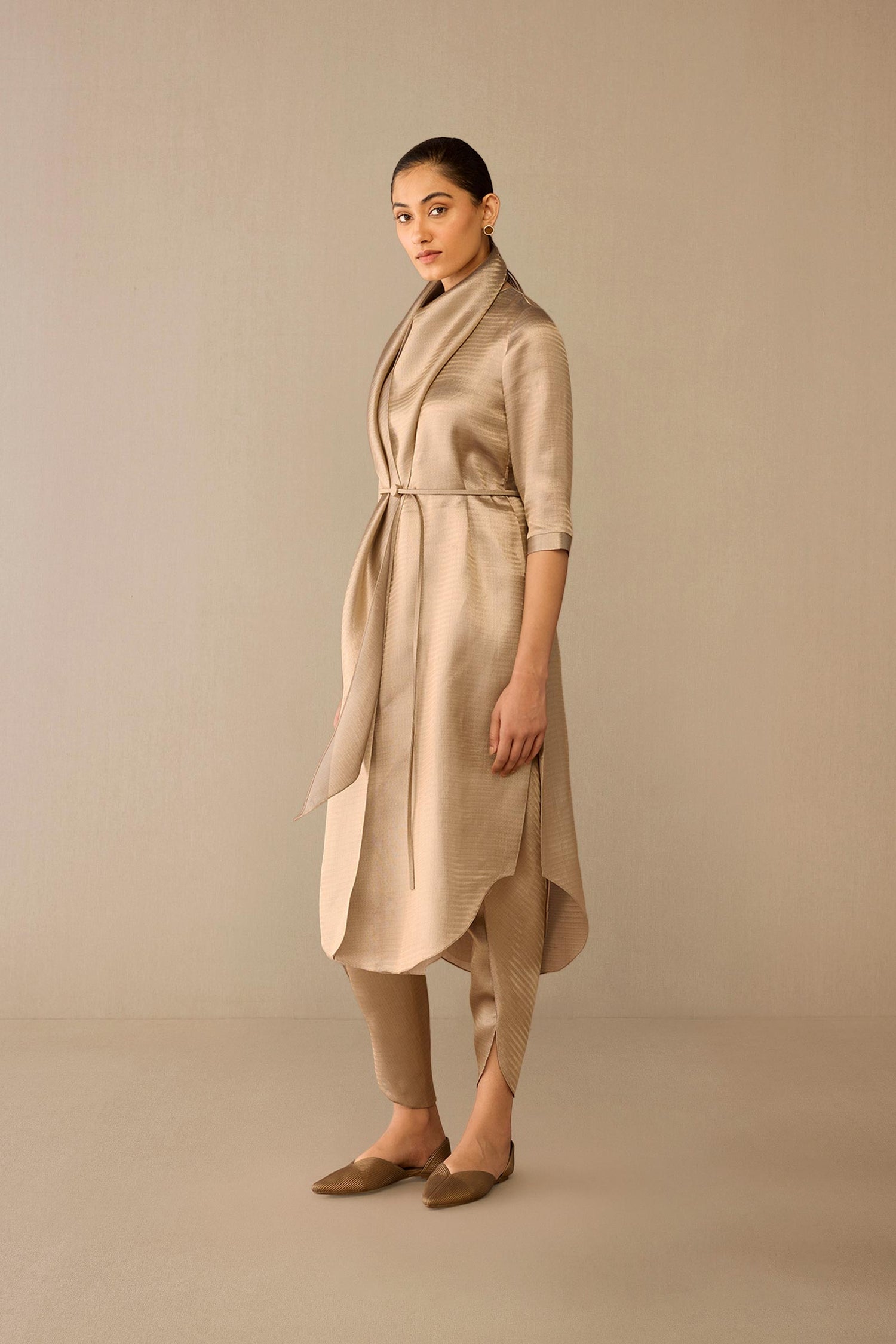 Brocade Avaia Tunic Set – Metallics