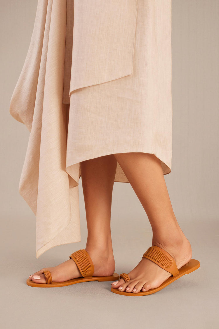 Eden Slip-ons - Tan