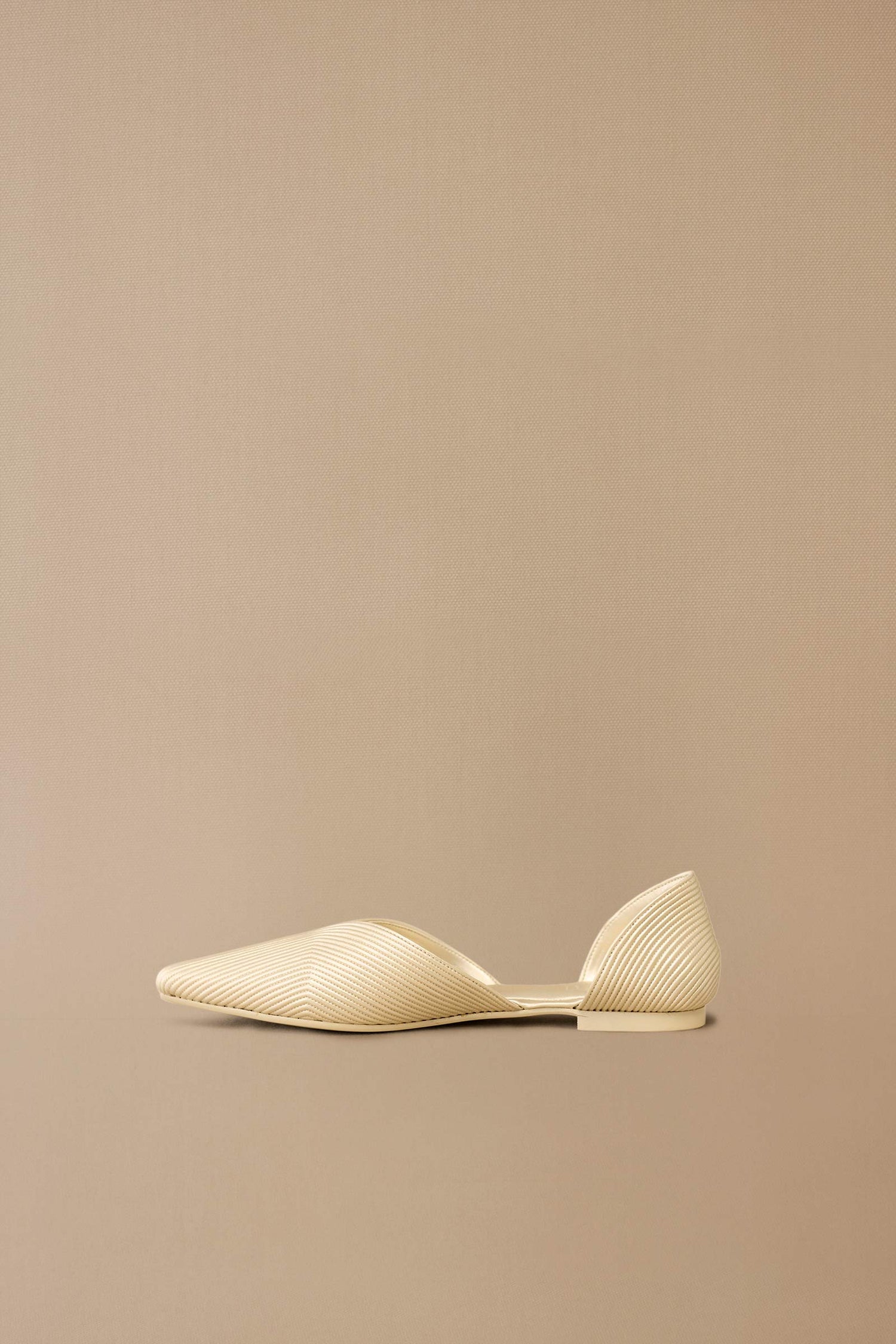 Faux Leather Zahra Point-toe Flats – Metallics