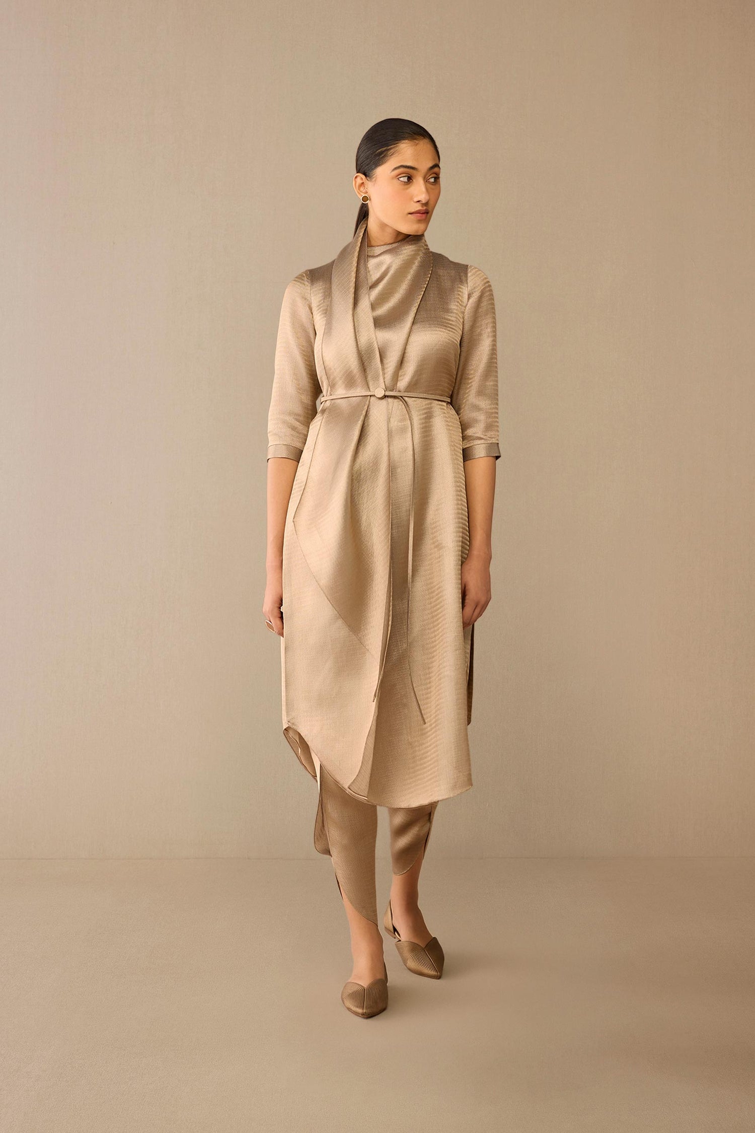 Brocade Avaia Tunic Set – Metallics