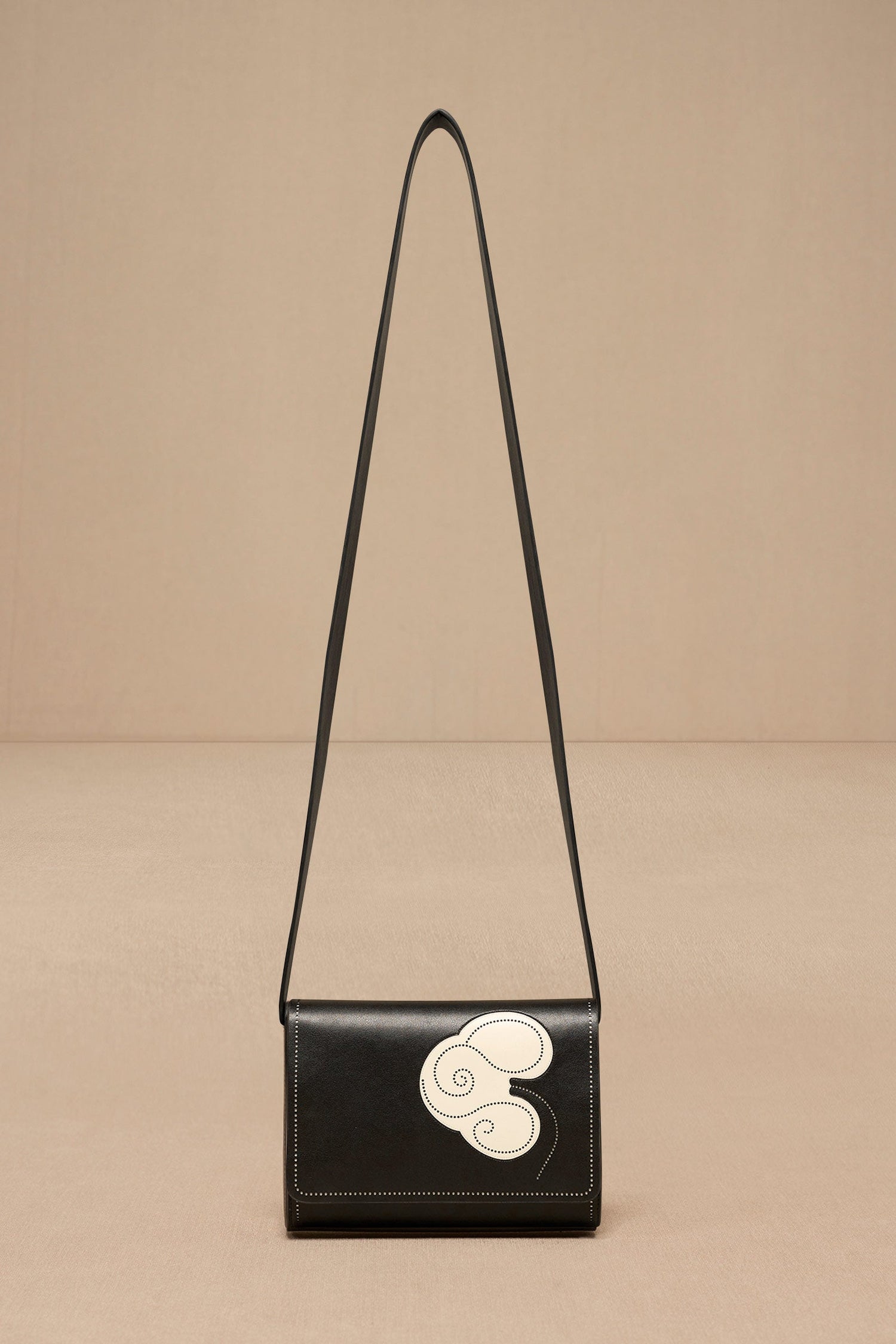 Faux Lether Dilona Sling Bag – Black