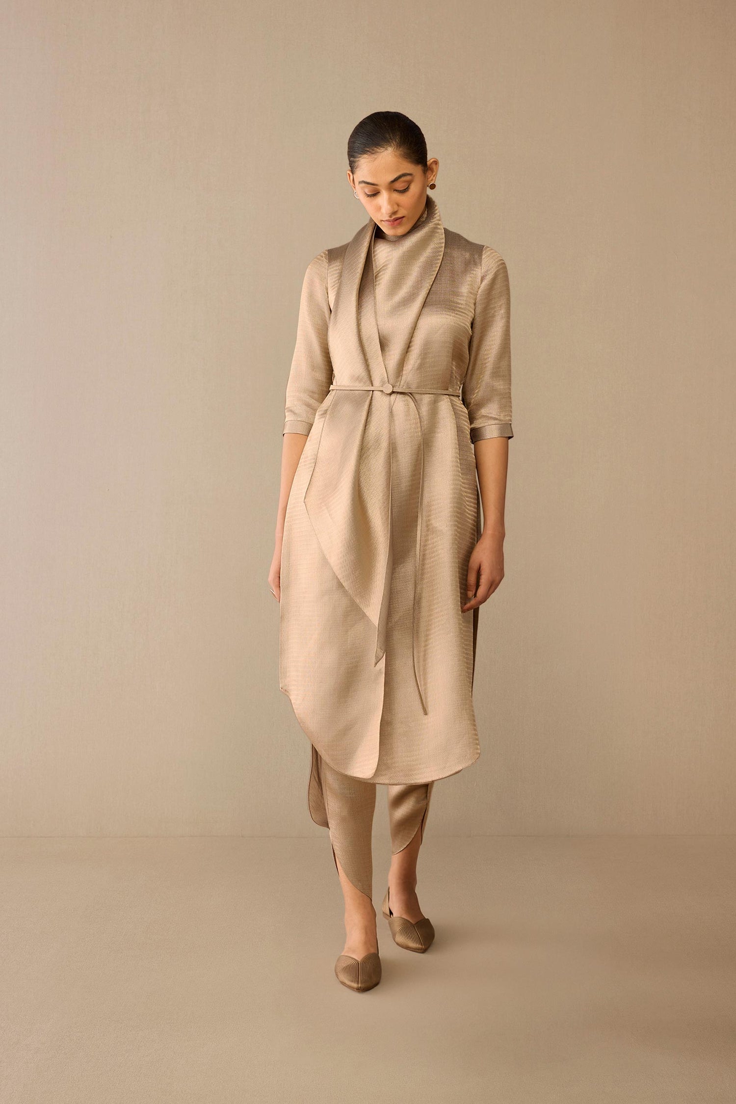 Brocade Avaia Tunic Set – Metallics