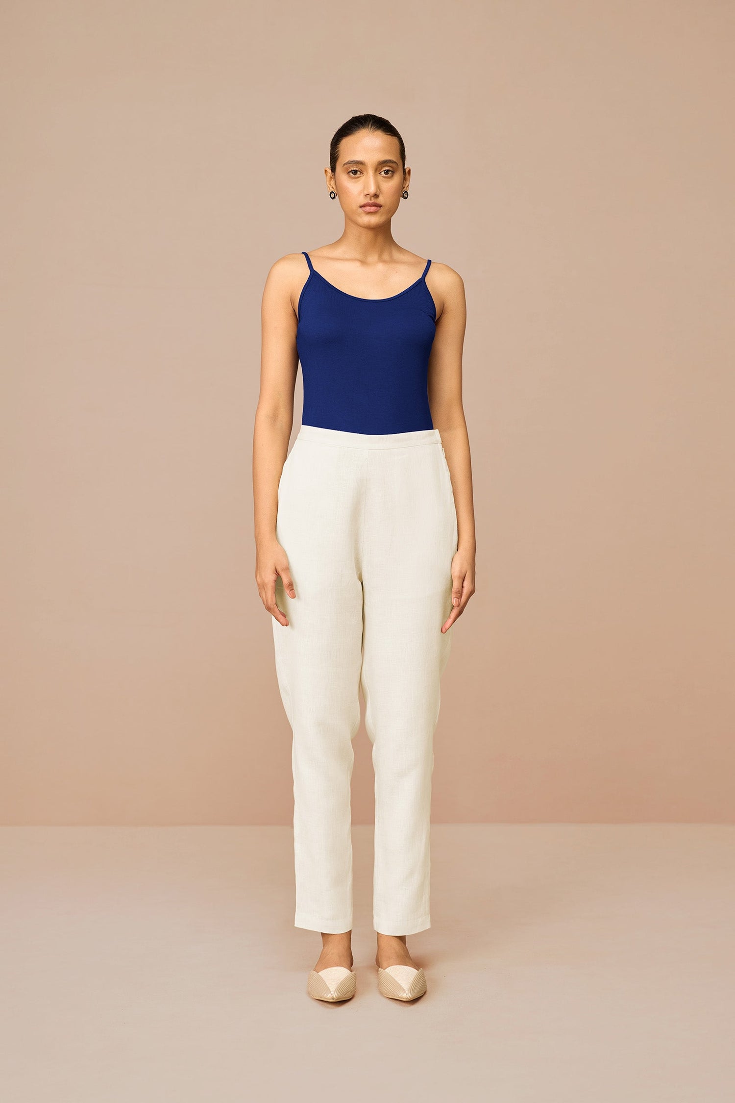 Linen Beia Shirt Set – Blue