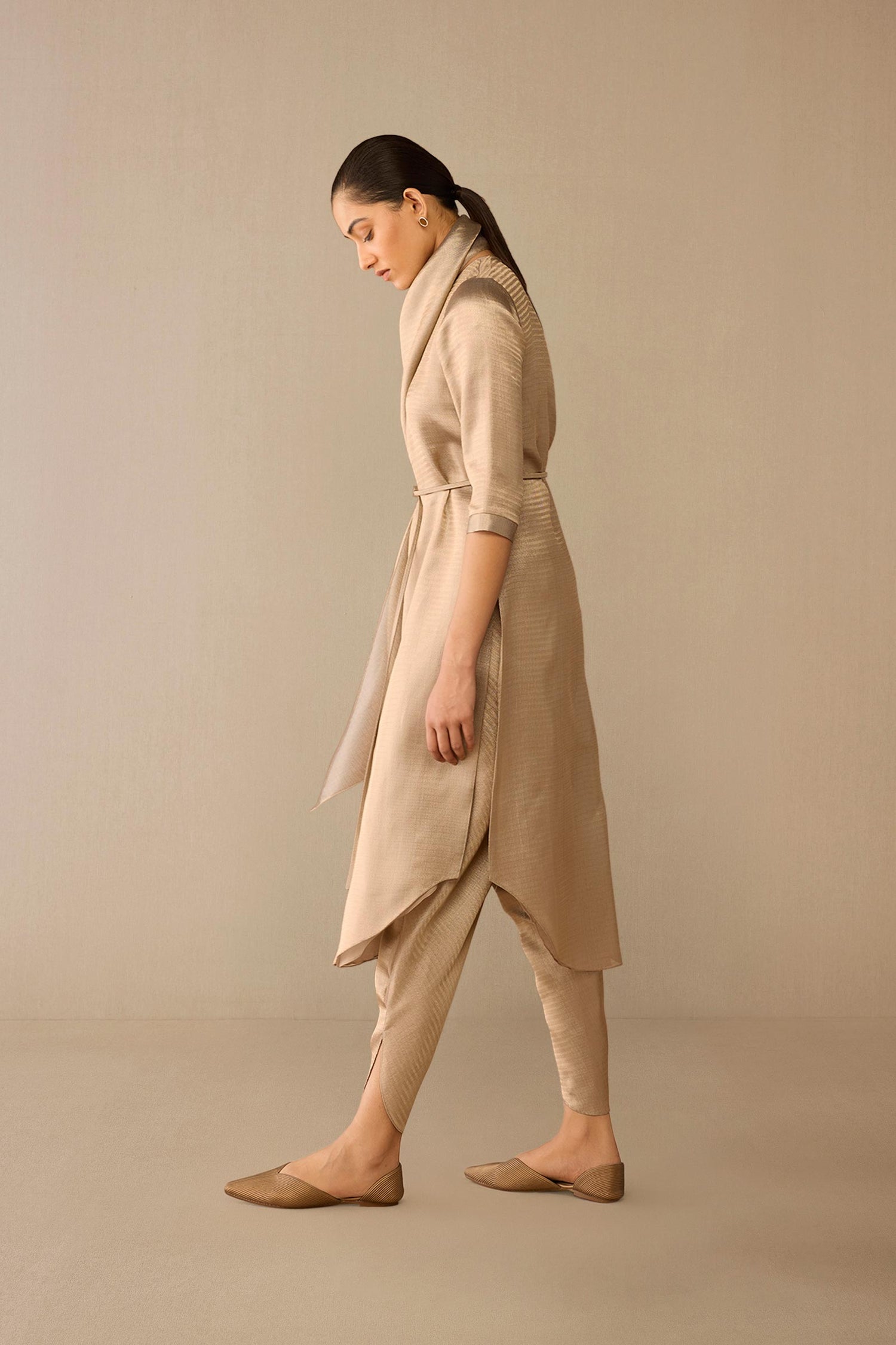 Brocade Avaia Tunic Set – Metallics