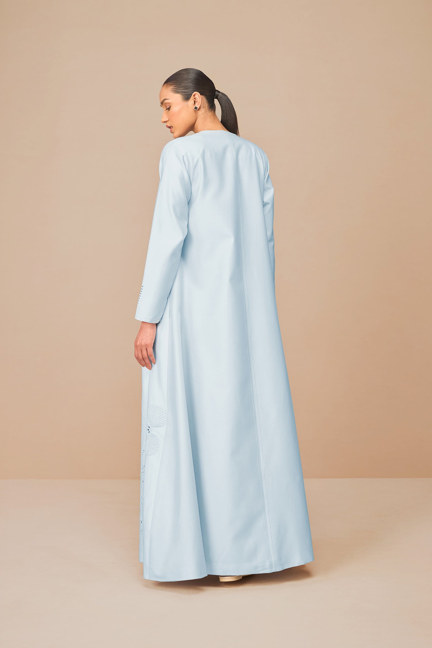 Chanderi Raysa Jacket Set – Blue