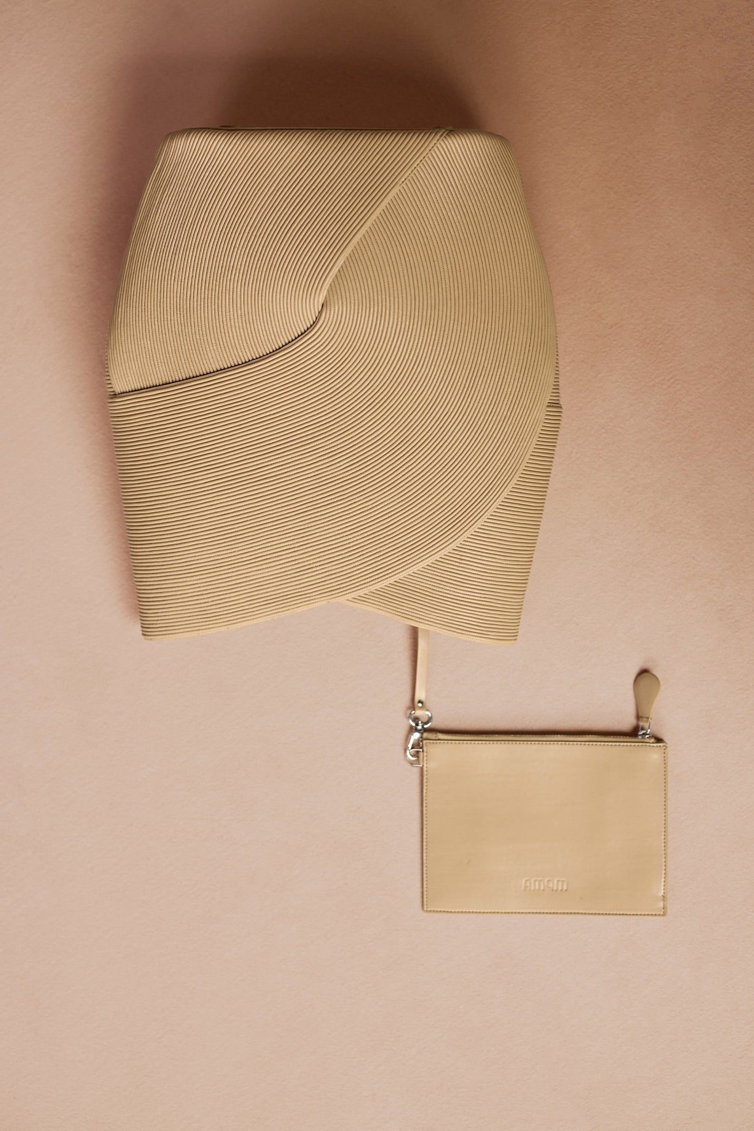 Faux Leather Ilian Shoulder Bag – Beige