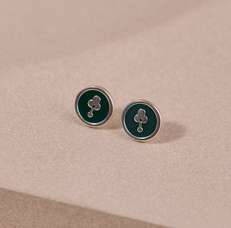 Lana Studs - Green
