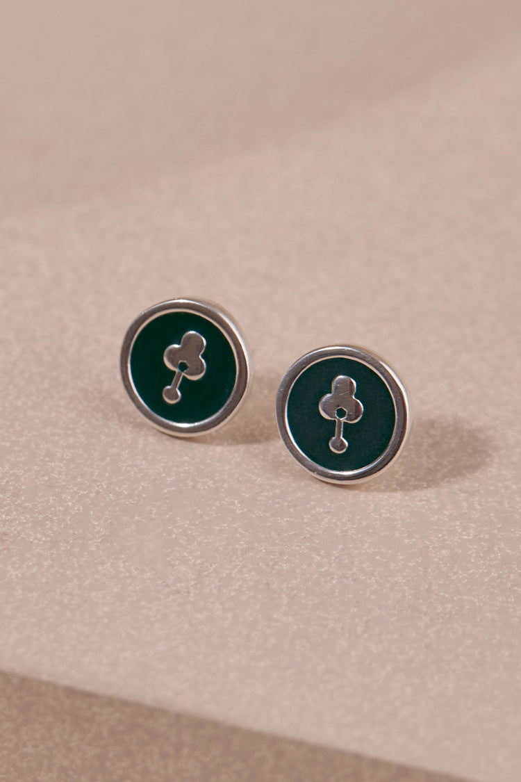 Lana Studs - Green