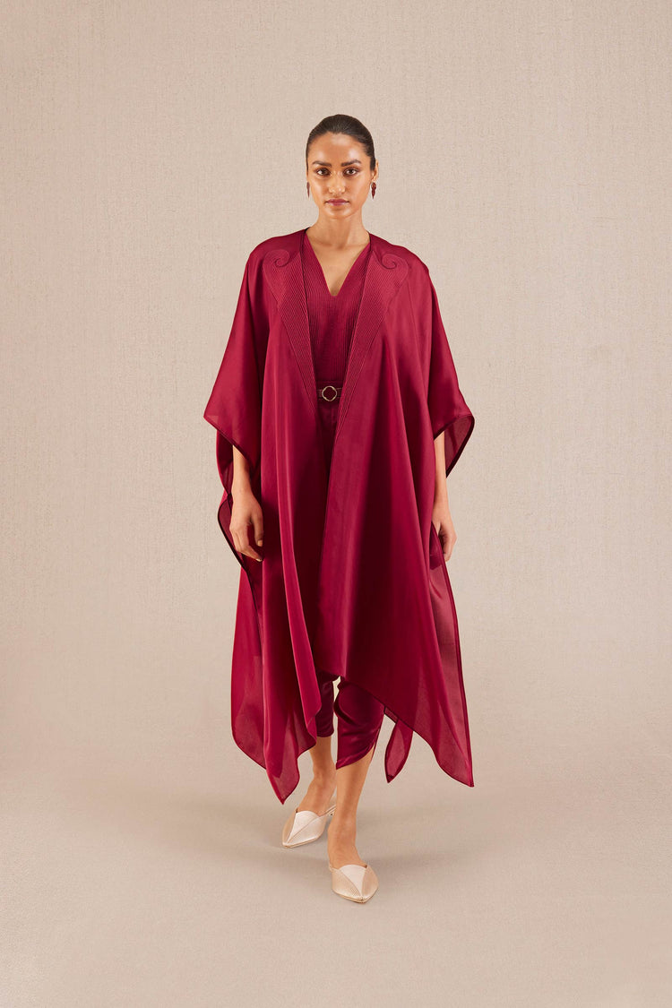 Nyra Cape Set - Wine