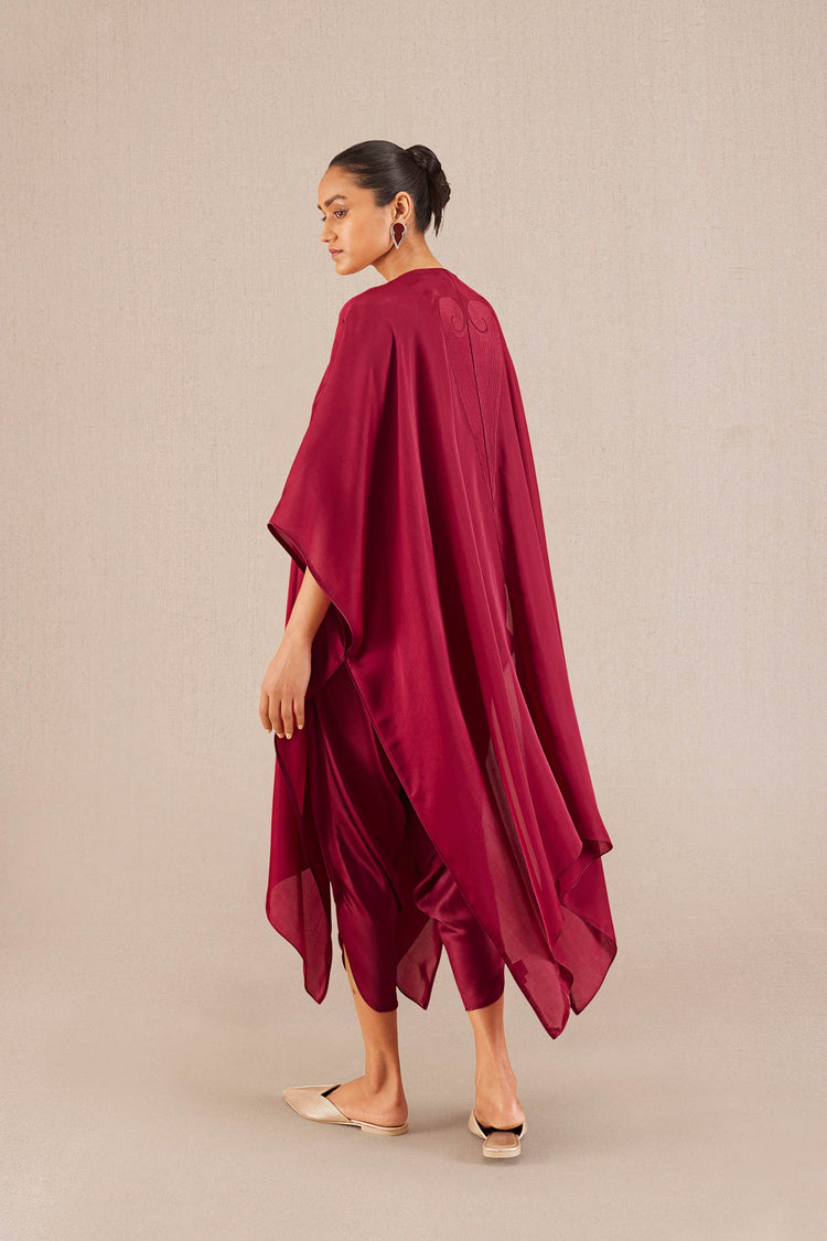 Nyra Cape Set - Wine