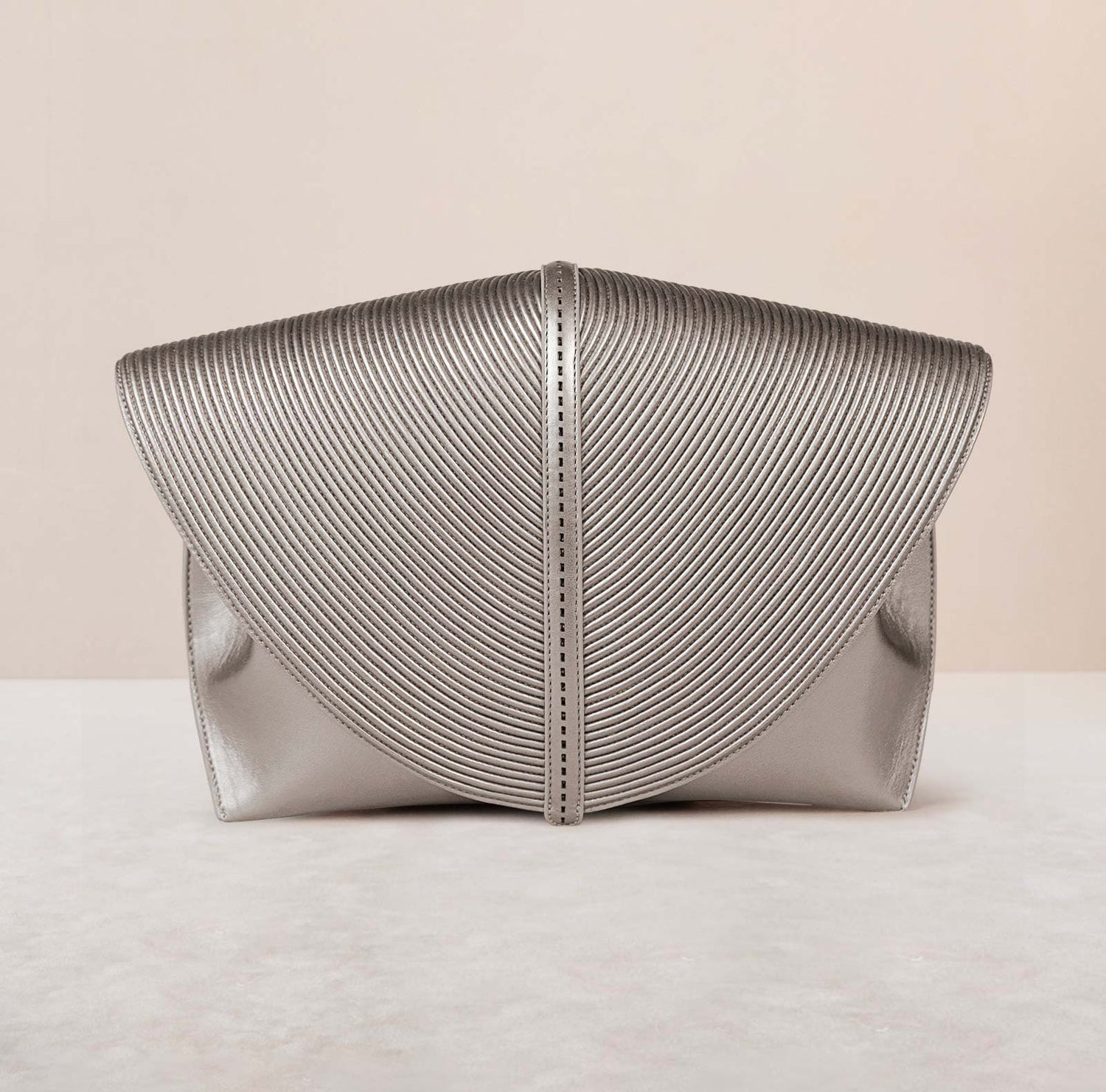 Myah Clutch - Metallic Toosh