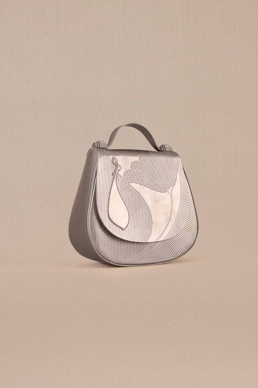 Faux Leather Asaf Bag – Metallics
