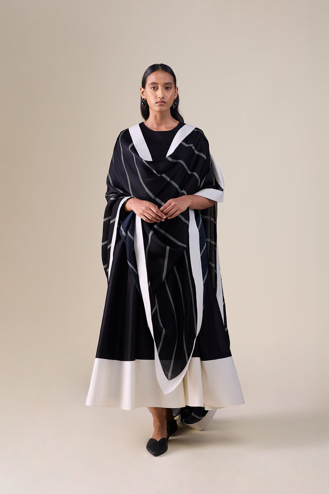   Organza Afeesa Kurta Set – Red