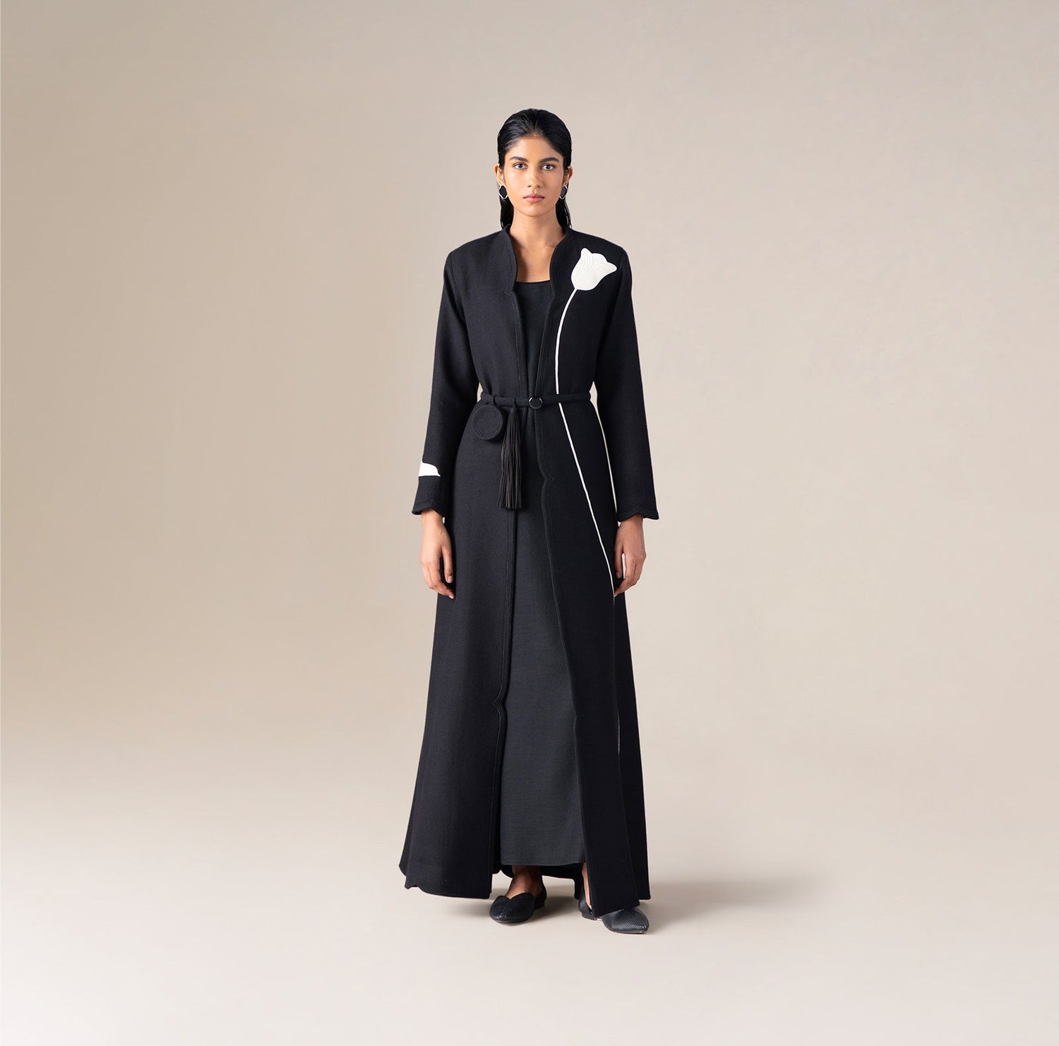  Faux Leather Beira Belt – Black