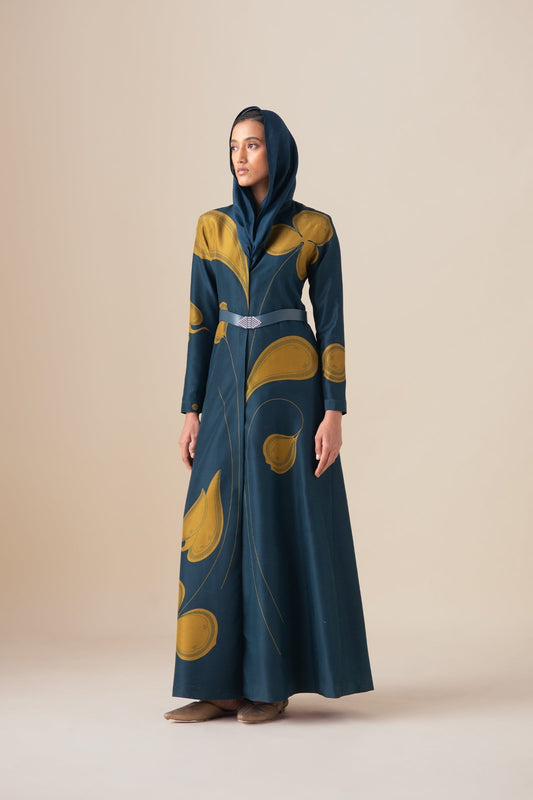 Silk Sultana Scarf – Blue