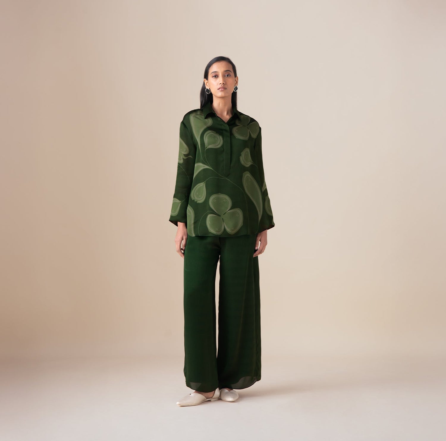  Organza Elah Shirt – Green