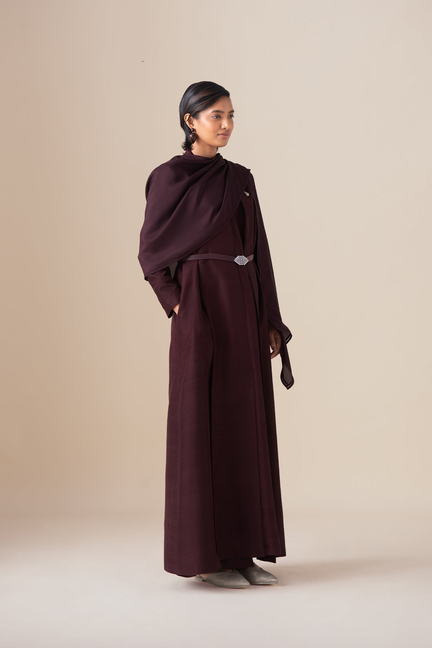  Silk Sultana Scarf – Red