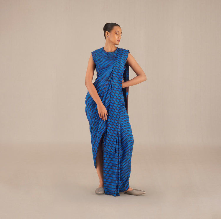 Ainaz Saree - Cobalt