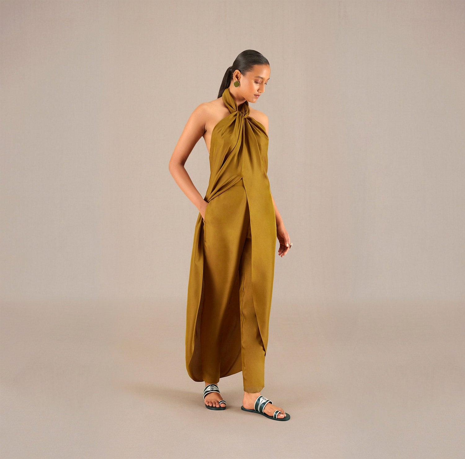 Ezra Dress Set -  Camel 