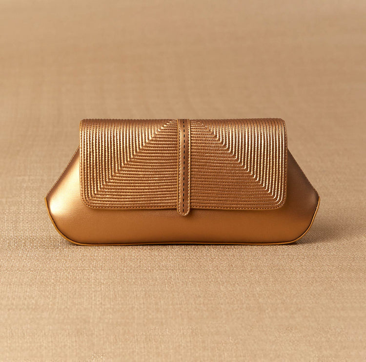 Izrah Clutch - Gold