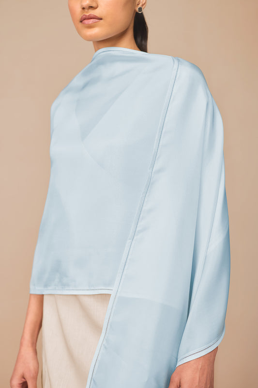 Silk Lois Scarf – Blue