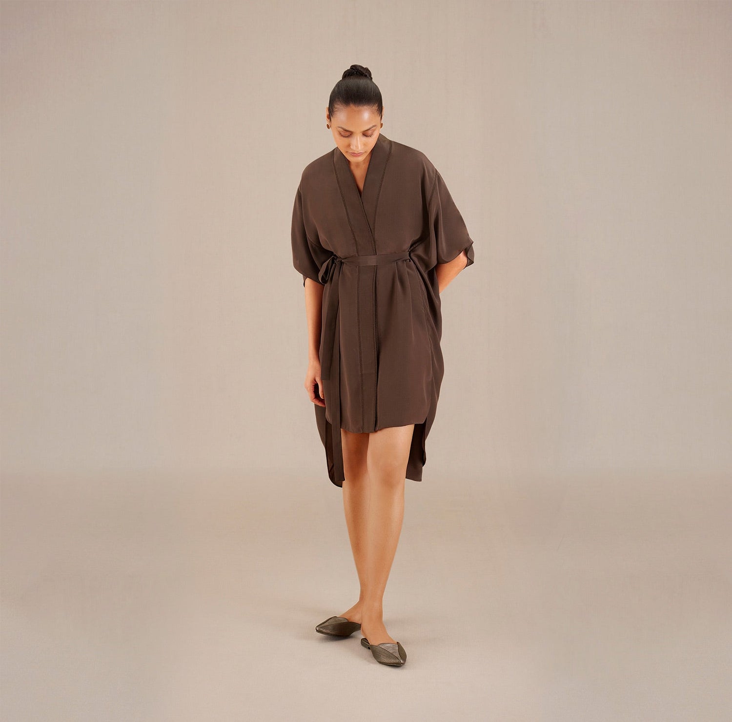 Lena Dress - Dark Brown