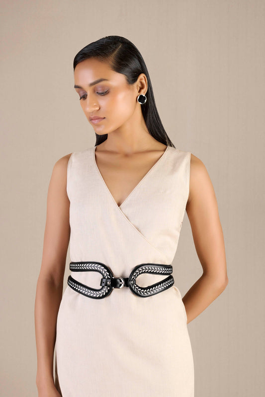 Leather Adara Belt – Black