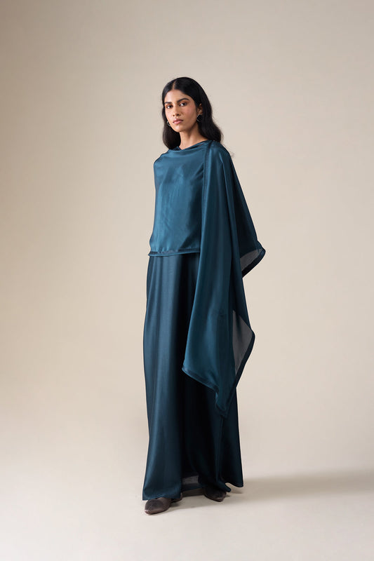 Silk Ivelle Scarf – Blue