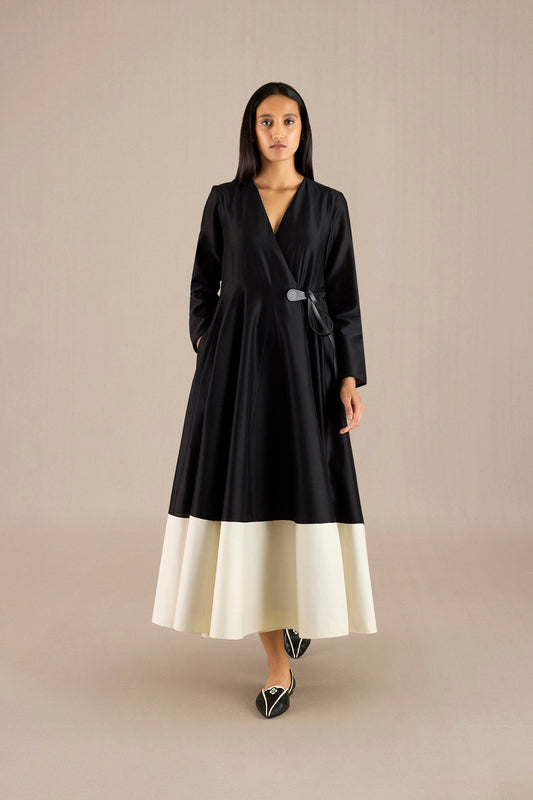 Chanderi Alizeh Dress – Black