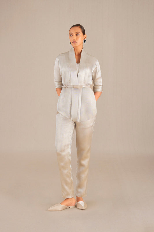 Brocade Nava Cape Set – Metallics