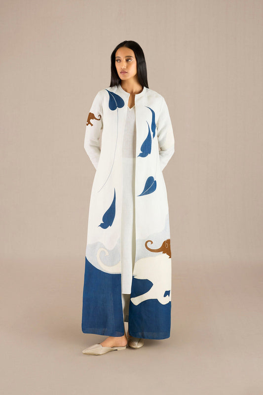 Linen Bella Jacket Set – Ivory