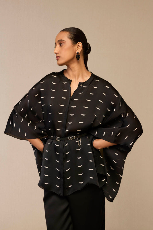 Organza Dilsanjh Shirt Set – Black
