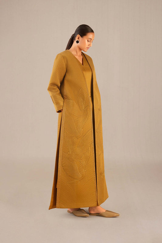 Silk Nia Jacket Set – Yellow