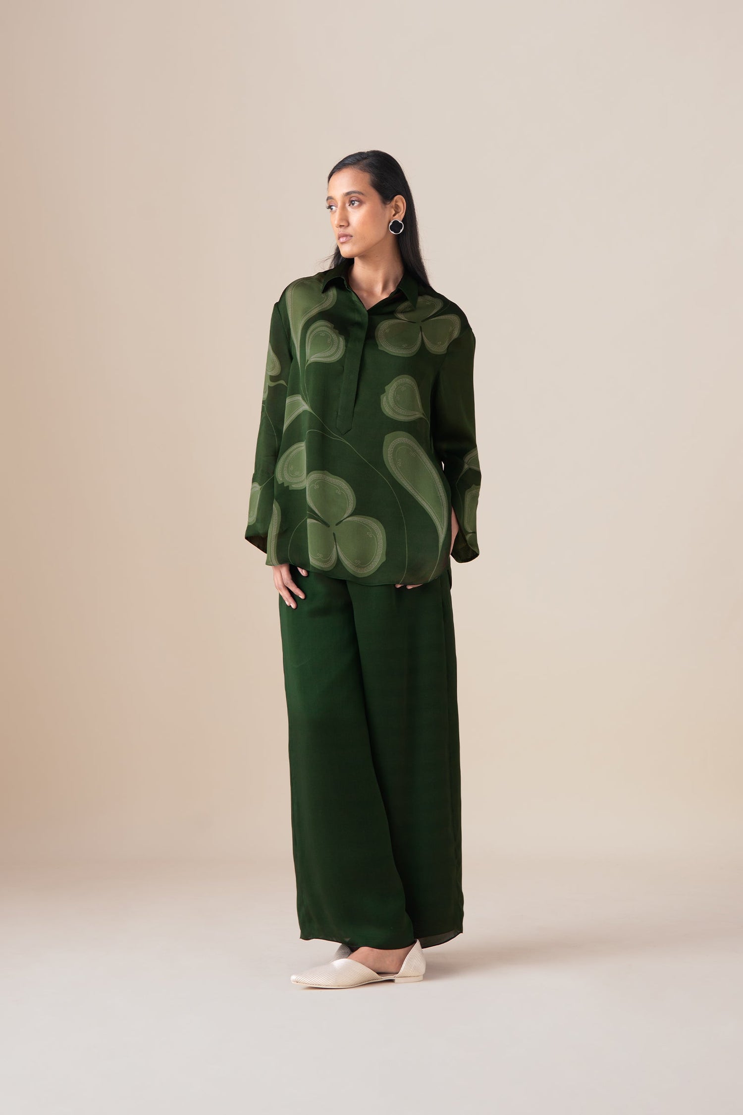  Organza Elah Shirt – Green