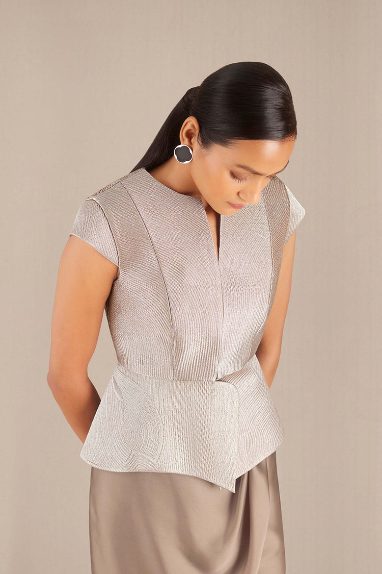 Esme Jacket - Metallic Silver