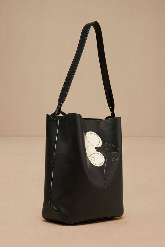 Faux Lether Dilchaspi Shoulder Bag – Black