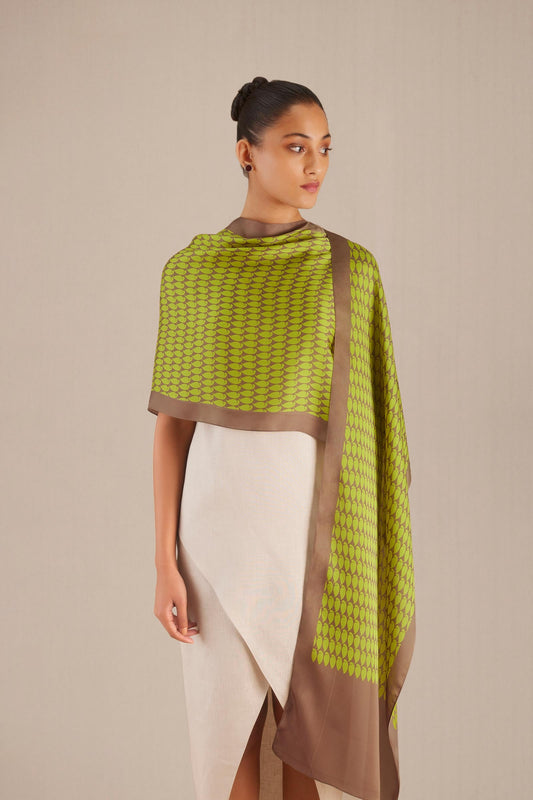 Noor Scarf - Leaf | AMPM India