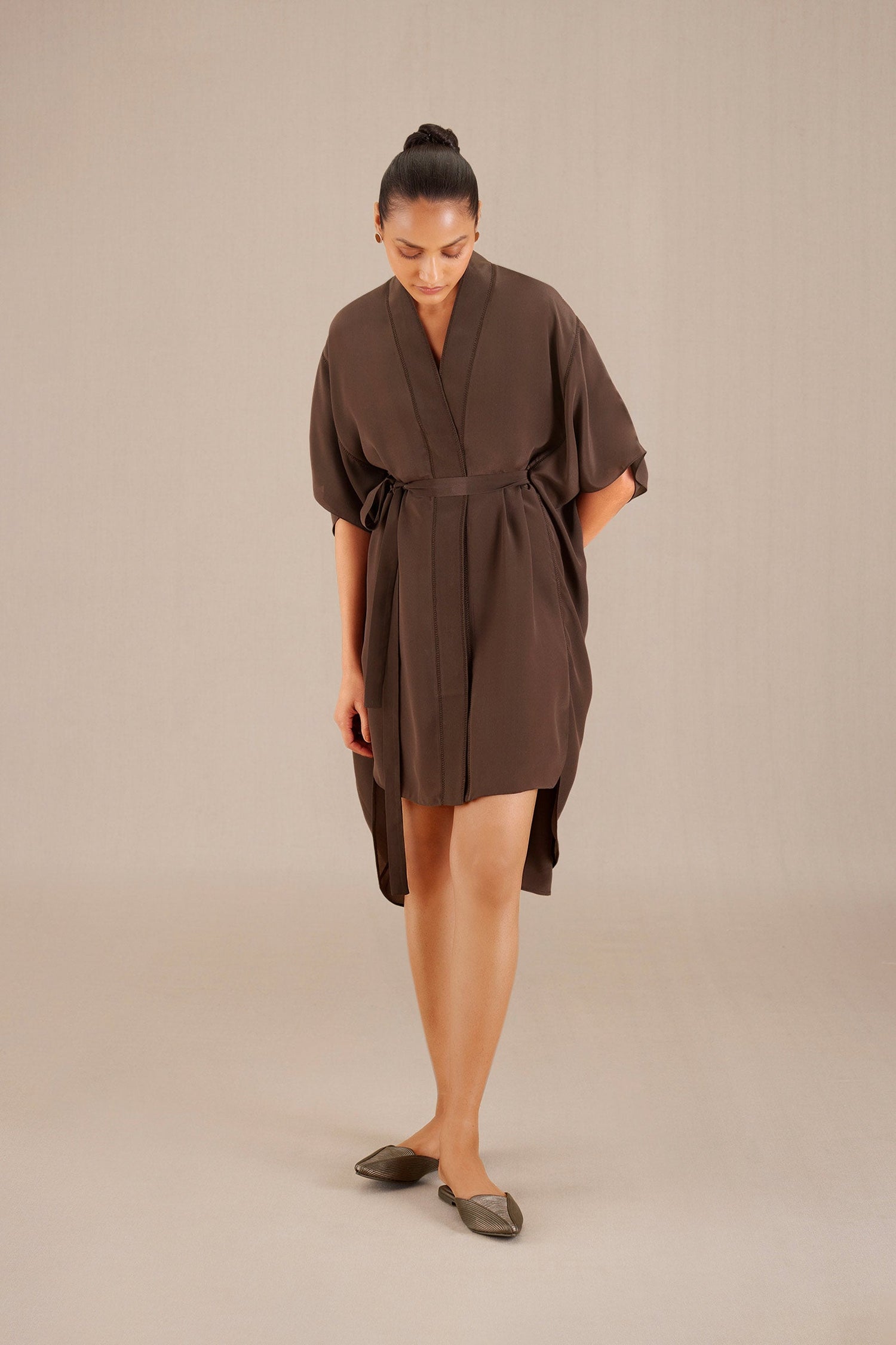 Lena Dress - Dark Brown