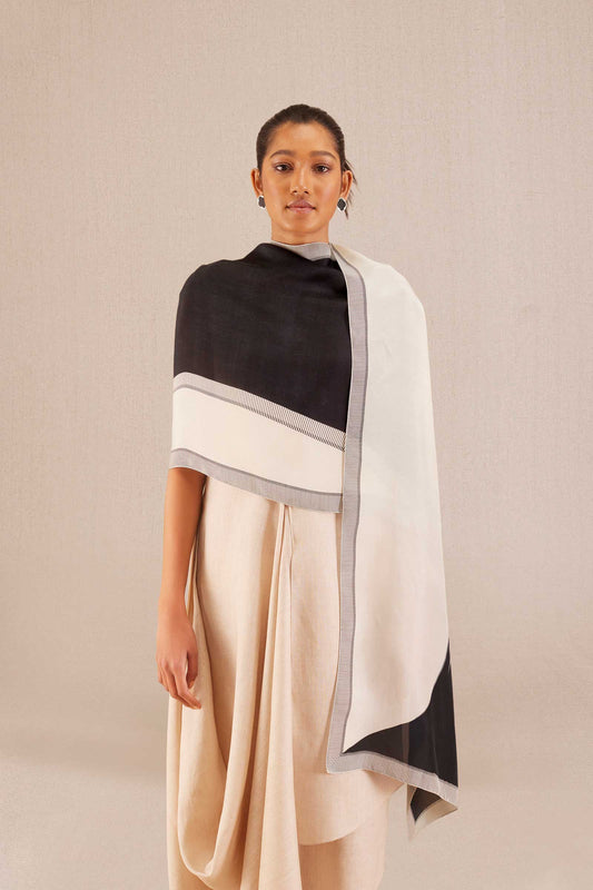 Silk Amelia Scarf – Black