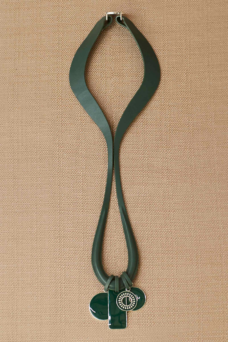 Ellie Neck Piece - Green