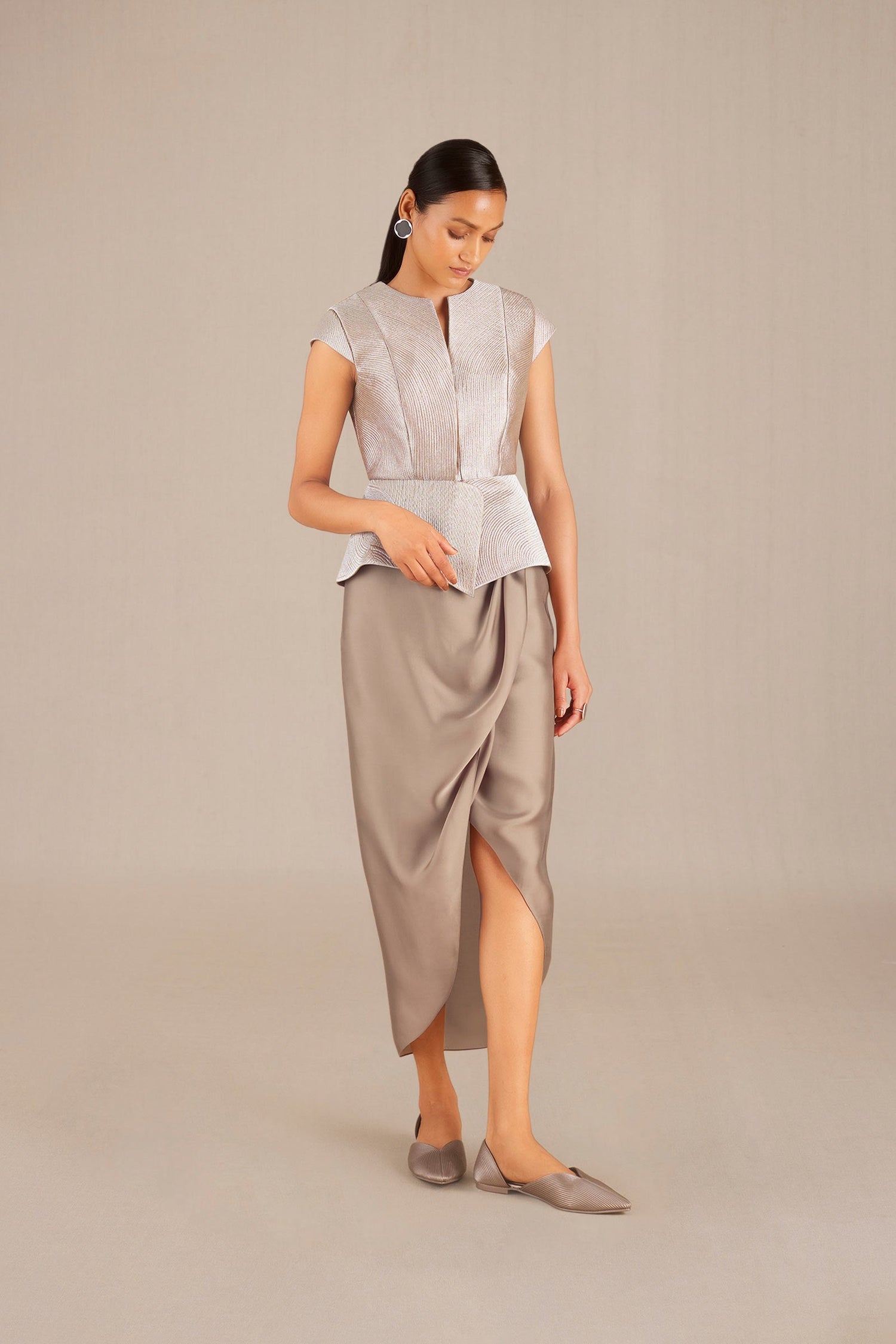 Esme Jacket - Metallic Silver 