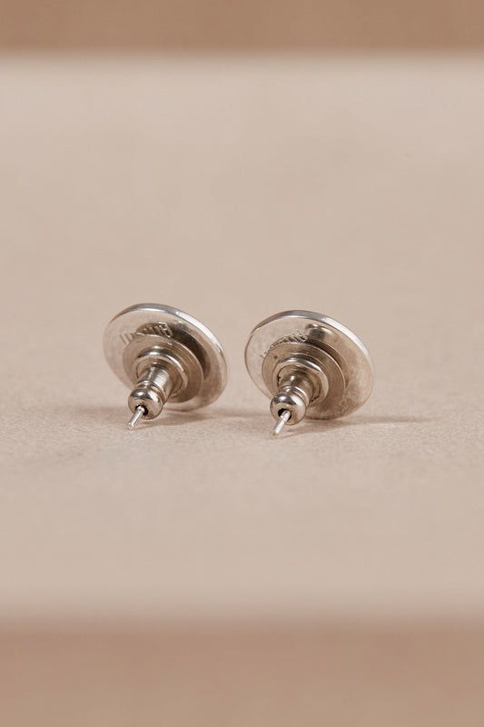 Enamel Lana Studs – Red