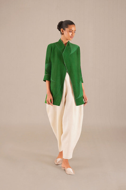 Firuzeh Jacket Set - Green